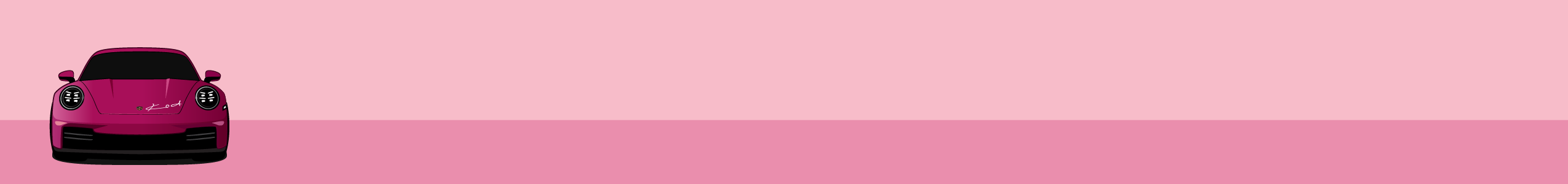 porsche 911 with ruby red bars