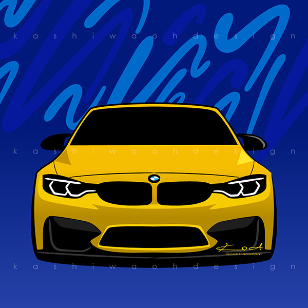 BMW M3 illustration
