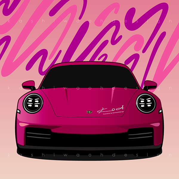 Porsche 911 illustration